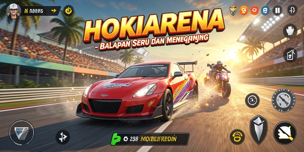 Tampilan gameplay HOKIARENA yang seru dan menegangkan.