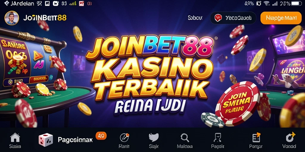 Tampilan menarik dari gameplay Kasino di JOINBET88.