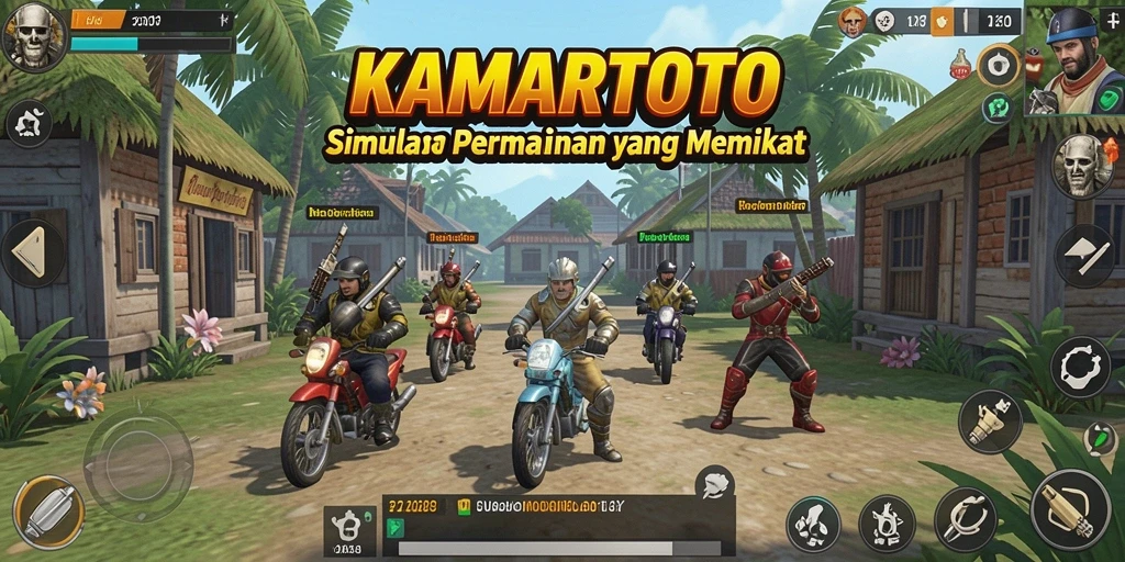 Tampilan gameplay menarik dari KAMARTOTO yang menampilkan simulasi toko.