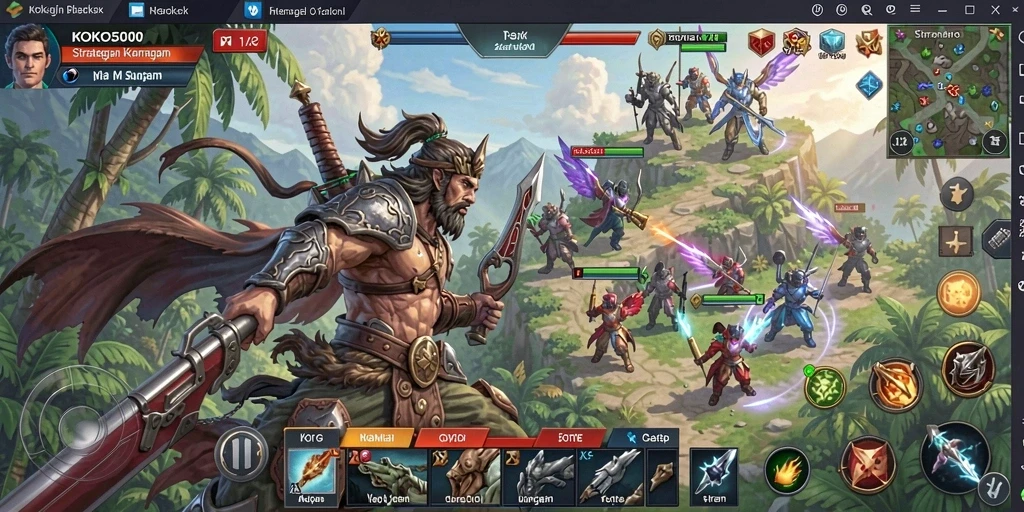 Tampilan mendetail dari gameplay KOKO5000 yang seru.