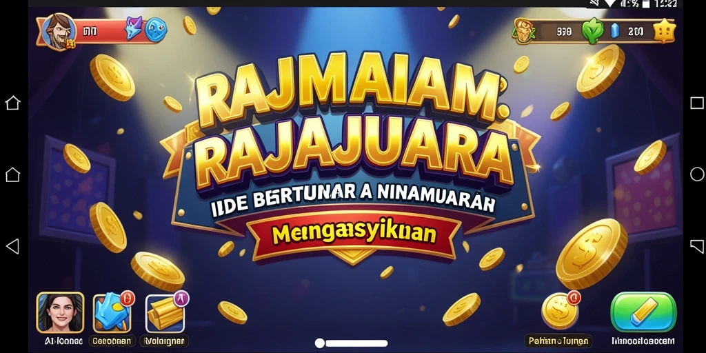 Tampilan gameplay menarik dari RAJAJUARA di layar.