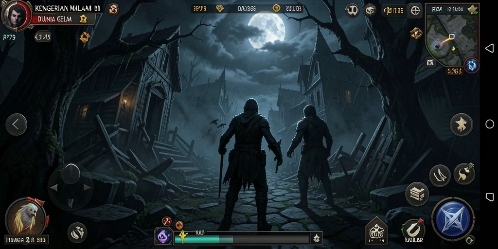 Screenshot menampilkan gameplay RP79 yang mencekam dan menegangkan.